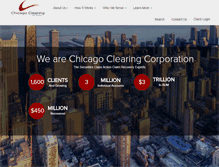 Tablet Screenshot of chicagoclearing.com